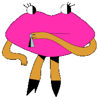 Gif animé bouche ouverte